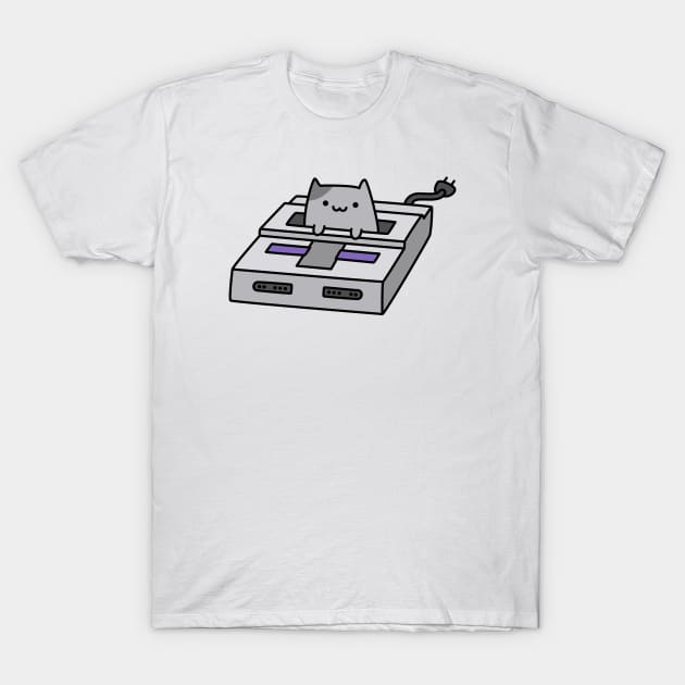 Super Game Cat T-Shirt by Robot Dance Battle